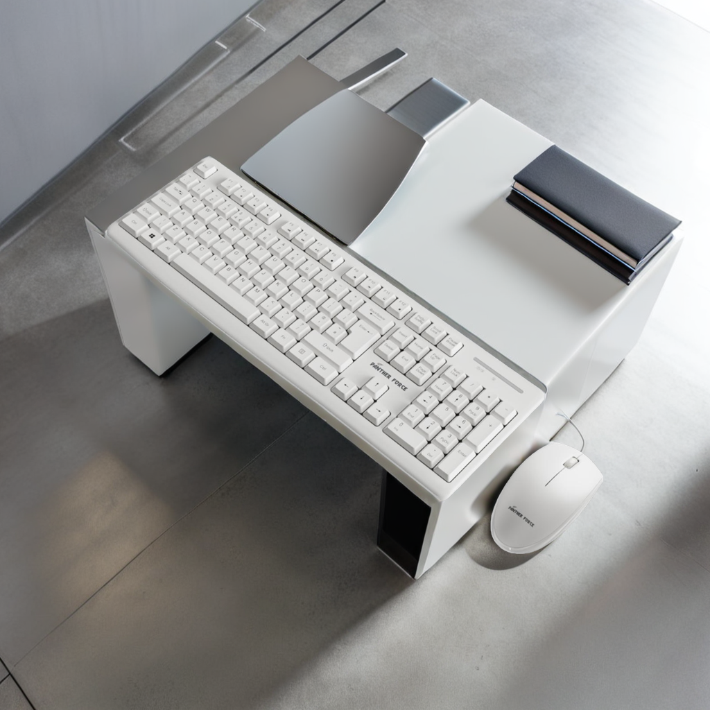 Panther Force Wireless Keyboard & Mouse Combo - PF292 | Ergonomic Design | Adjustable DPI | Long Battery Life | Plug-and-Play