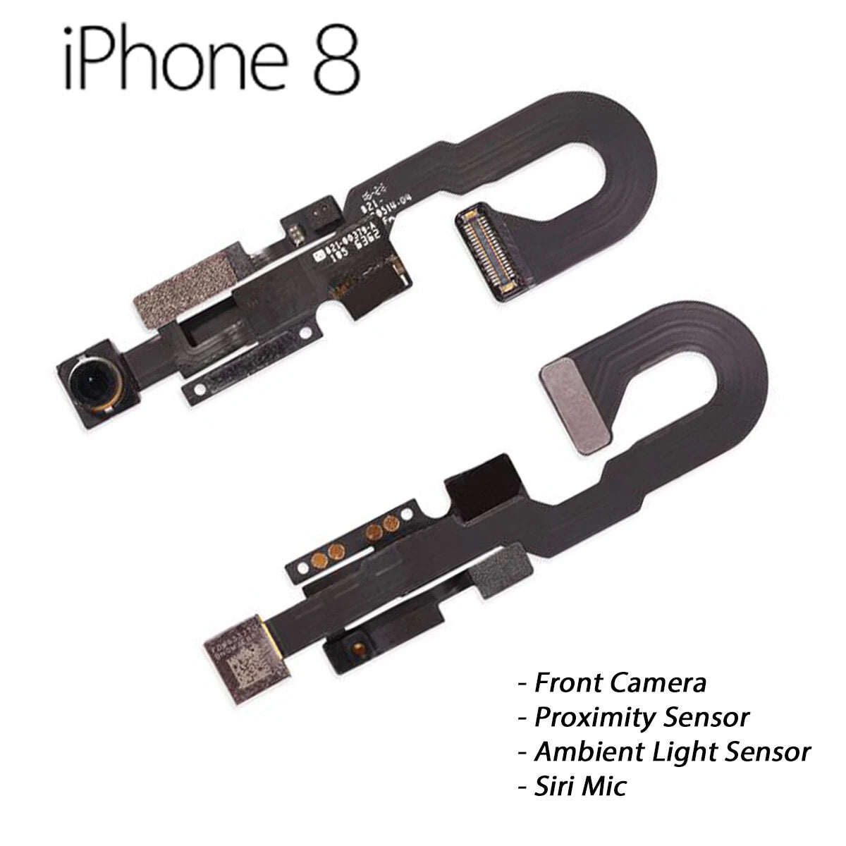 iPhone 8 Front Camera, Light/Proximity Sensor and Secondary/Siri Mic Flex Cable Replacement
