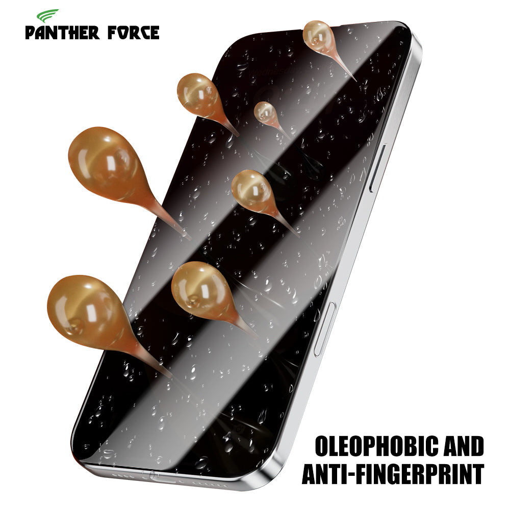 PANTHER FORCE 8K MAGIC GLASS BOX SCREEN PROTECTOR WITH PRIVACY & ALIGNMENT MOUNTING COVER FOR iPHONE X/XS/XR to 16PROMAX