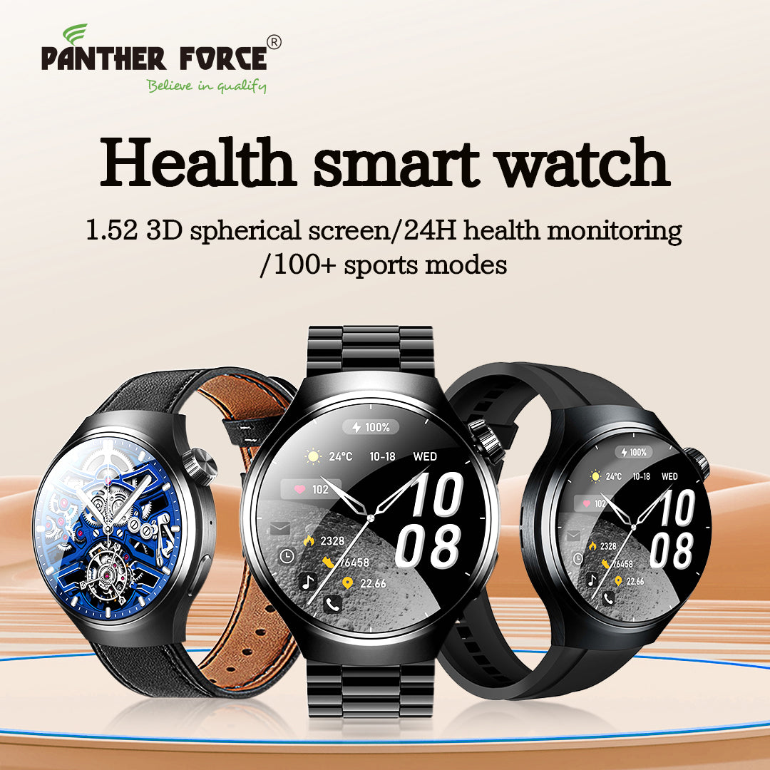 PANTHERFORCE 1.52" 3D Spherical Screen SmartWatch (PF301)