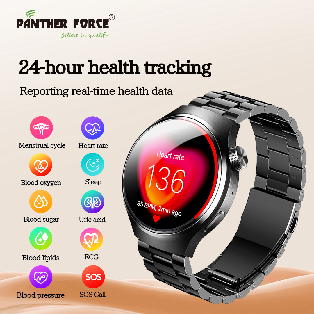 PANTHERFORCE 1.52" 3D Spherical Screen SmartWatch (PF301)