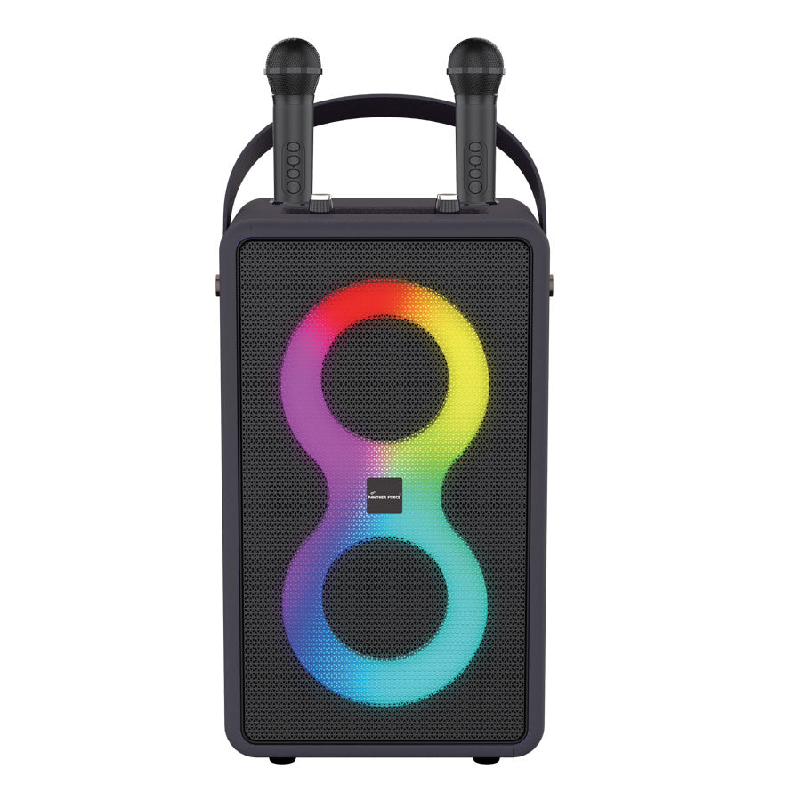 PF305- Panther Force Dual Microphone Wireless Bluetooth Speaker | Medium Size Portable Speaker
