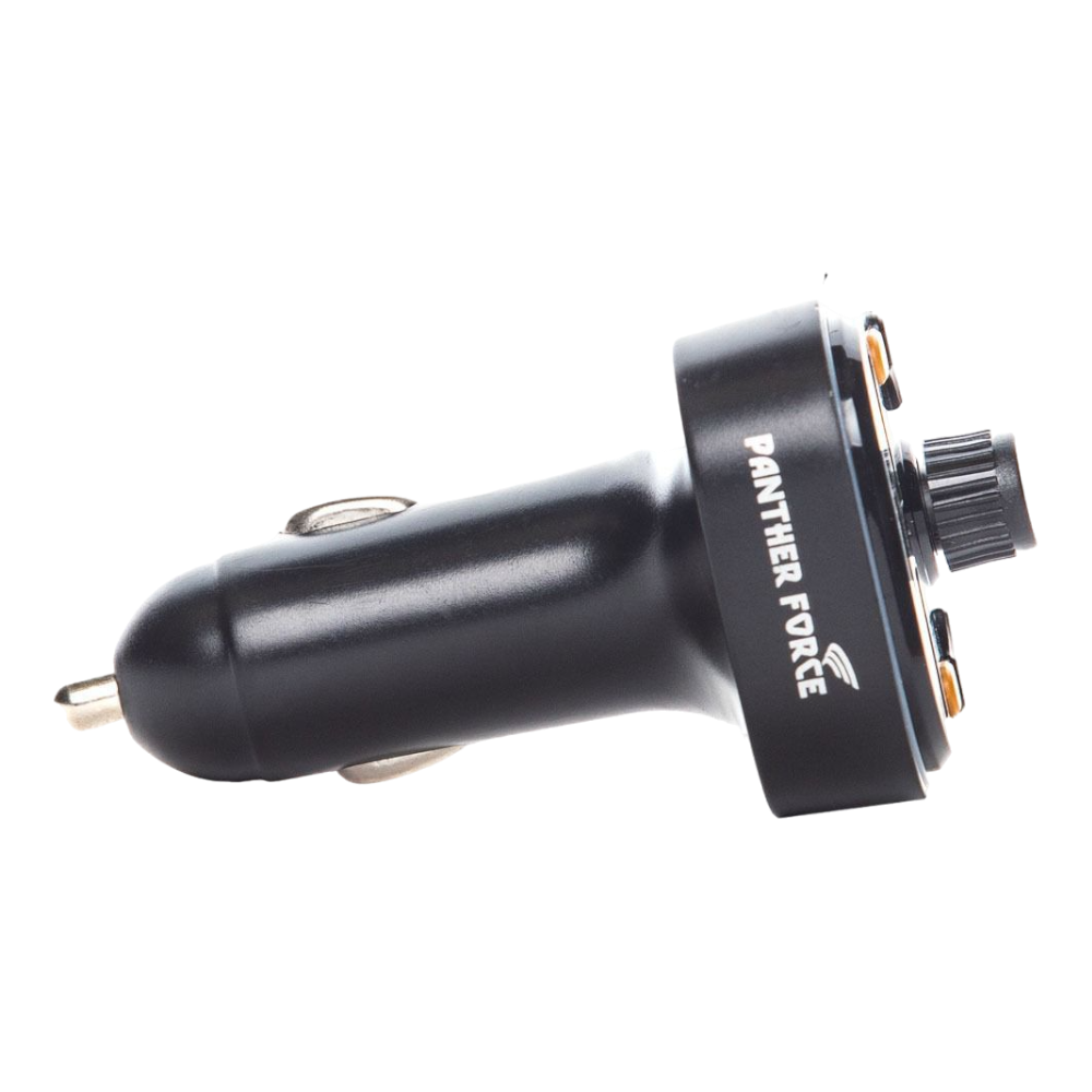 Panther Force Car MP3 Player - PF26 | Bluetooth FM Transmitter with Dual USB Ports | Hands-Free Calling & Music Playback | Universal Car Audio Accessory for Quality Sound & Charging