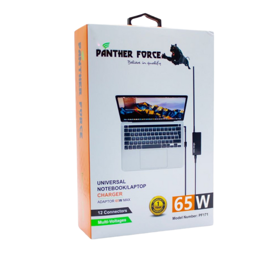 PANTHER FORCE 2.4A White Dual USB Car Charger - PF171 - Fast & Safe Dual-Device Charging