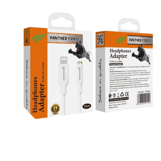 Panther Force Apple Jack 120mm - PF204 - Extended Length for Convenient Charging and Syncing