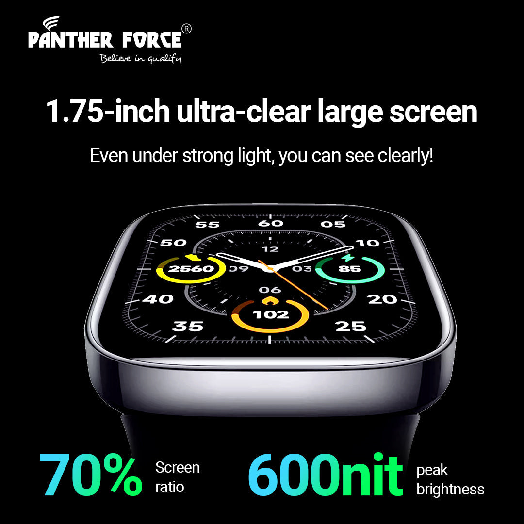 PANTHERFORCE 1.75-inch Ultra Clear Large Screen Smart Watch (PF299)
