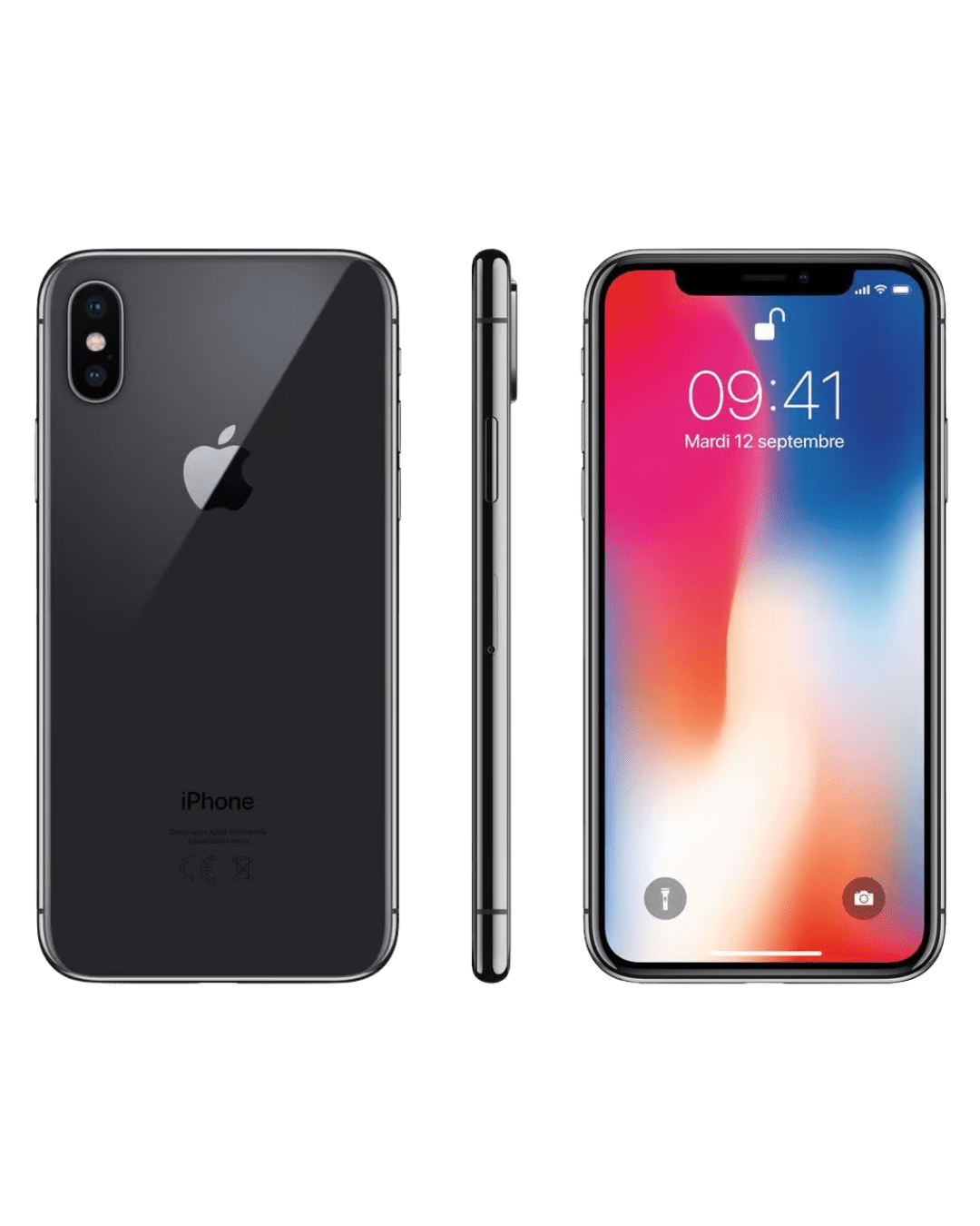 iPhone X 64gb - colour black - UNLOCKED - used phone